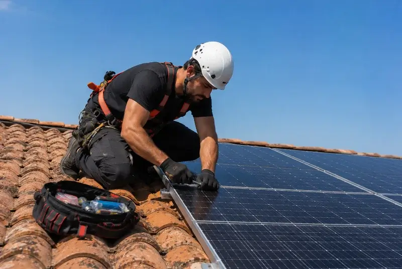 Maintenance et monitoring de panneaux solaires à Bourgoin-Jallieu